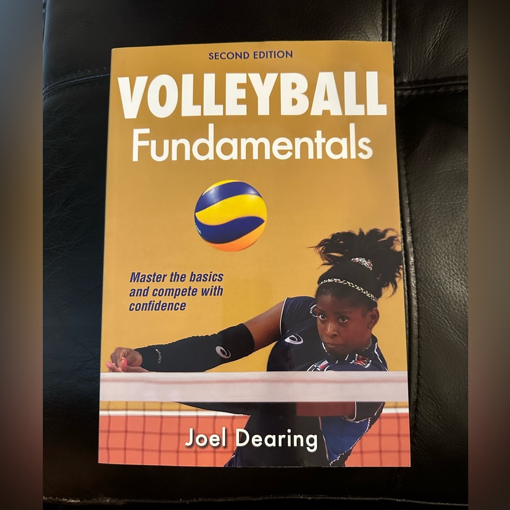 Volleyball Fundamentals Second Edition Book by Joel Dearing - Yellow Cover Soft